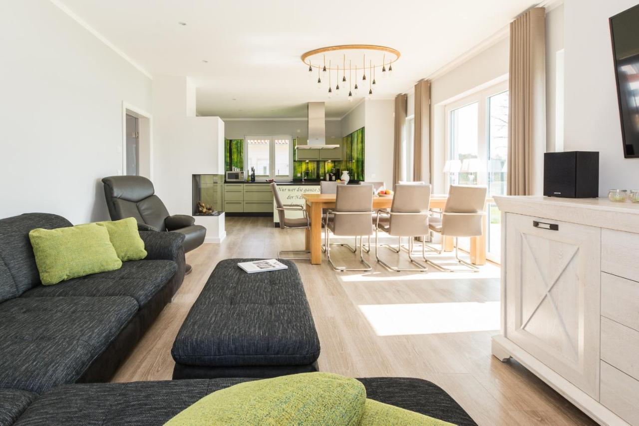 Luxus-See-Domizil Mit Sauna, Kamin Und Boot-130 Qm Fuer 6 Personen Krakow am See Ngoại thất bức ảnh