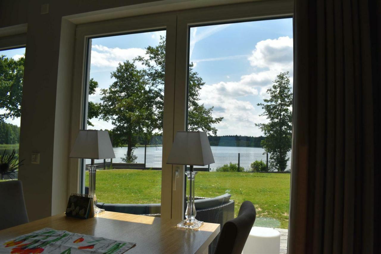Luxus-See-Domizil Mit Sauna, Kamin Und Boot-130 Qm Fuer 6 Personen Krakow am See Ngoại thất bức ảnh