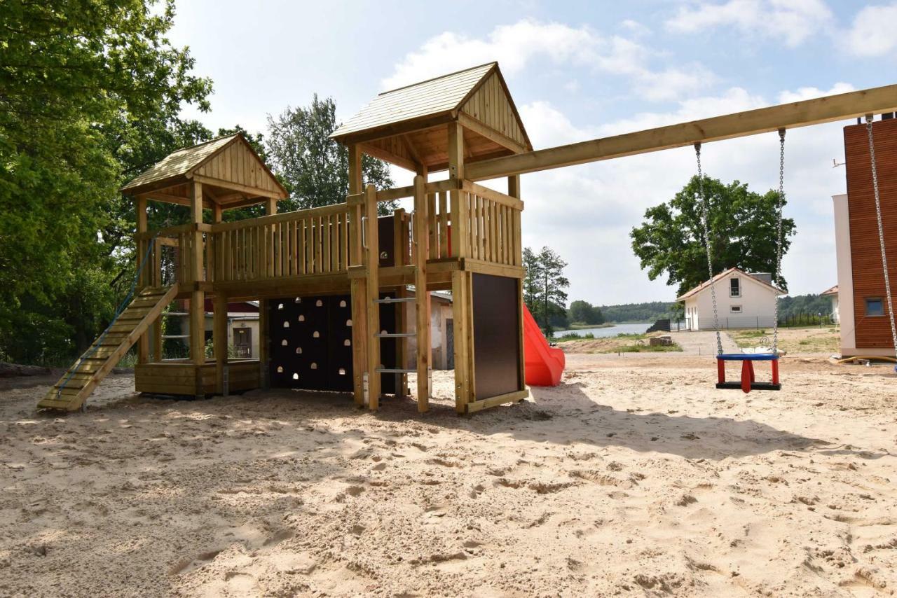 Luxus-See-Domizil Mit Sauna, Kamin Und Boot-130 Qm Fuer 6 Personen Krakow am See Ngoại thất bức ảnh
